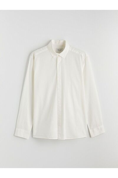 LC Waikiki Lcw Vision Regular Fit Linen Look Men's Shirt