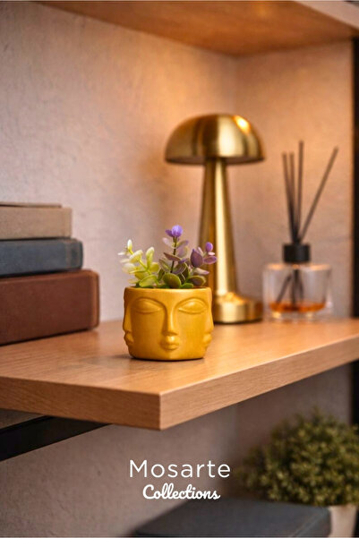 Mosarte Buda Series Minimalist Soyut Yüz Vazo / Heykel – Modern Dekoratif Obj...