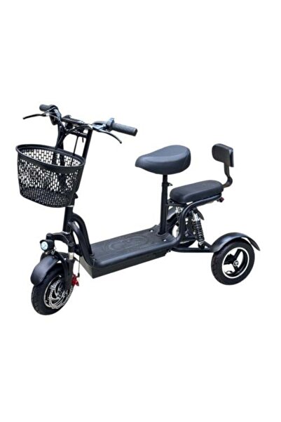 m&g pro سكوتر مزود بسلة، ثلاث عجلات ومقعدين، 48 فولت