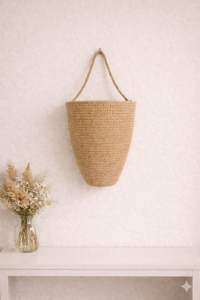 ÖRGÜM Bag Holder Decorative Bag Organizer Basket 30X20 cm