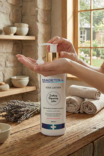 Madetoll Cica Lotion 400 ml- Nemlendirici, Yatıştırıcı, Onarıcı Bakım-Yüz Ve Vücut Losyonu 400 ml