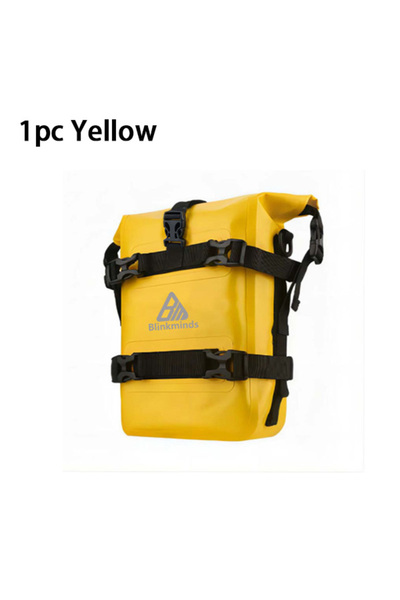 Choice4 1pc Yellow Motorcycle Bumper Bag Waterproof Motross Crash Bars Repair...