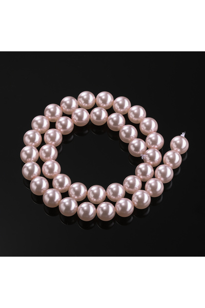 Choice46 4mm-96pcs Pink 1Strand 4-10mm Aoubt 39-96pcs Glass Artificial Pearl ...