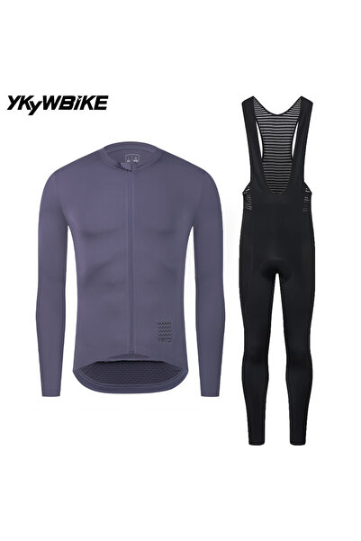 Choice مقاس آسيوي كبير (مقاس أوروبي متوسط) بنفسجي YLJZ1722 YKYWBIKE طقم ركوب ...