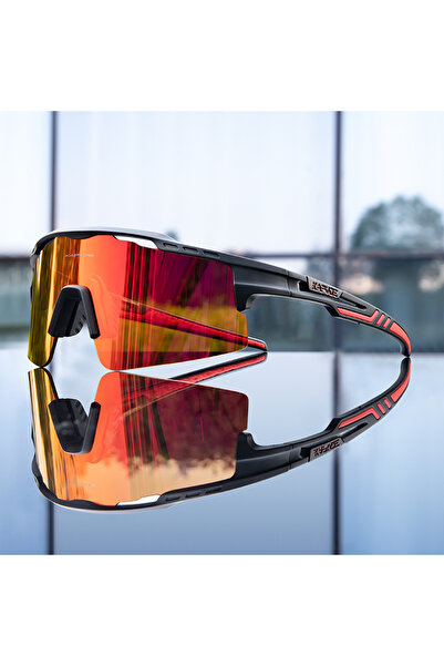 KAPVOE نظارات ركوب الدراجات الجبلية المستقطبة 1LENS 02، نظارات شمسية رياضية ل...