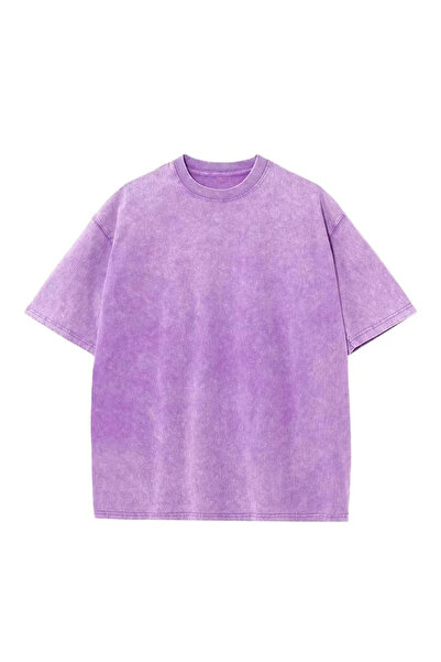 Choice تيشيرتات S Lavender 2026 Washed Vintage، تيشيرتات ستريت هيب هوب ريترو ...