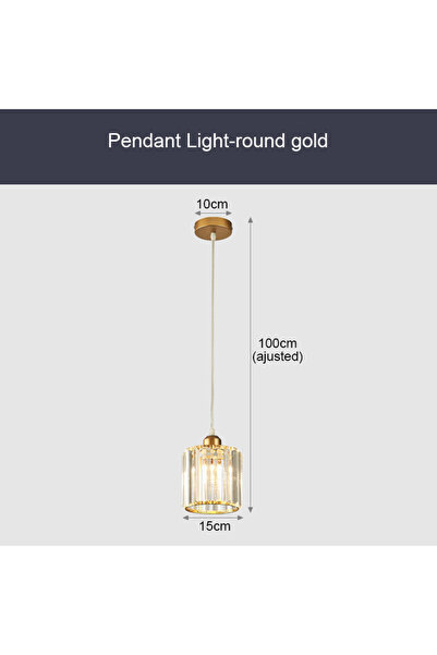 Choice مصابيح معلقة حديثة من الكريستال K9 ذهبي اللون، مصابيح سقف LED، ثريات نورديك لغرفة المعيشة وغرفة الطعام