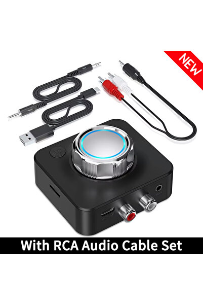 choice2 (جديد) مع كابل RCA، مستقبل صوت بلوتوث 5.0، محول موسيقى ستيريو ثلاثي ا...