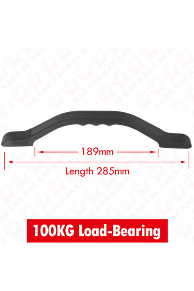 Choice1 Black 285mm KAK RV Grab Assist Handle Nylon Plastic Bathroom Safety G...