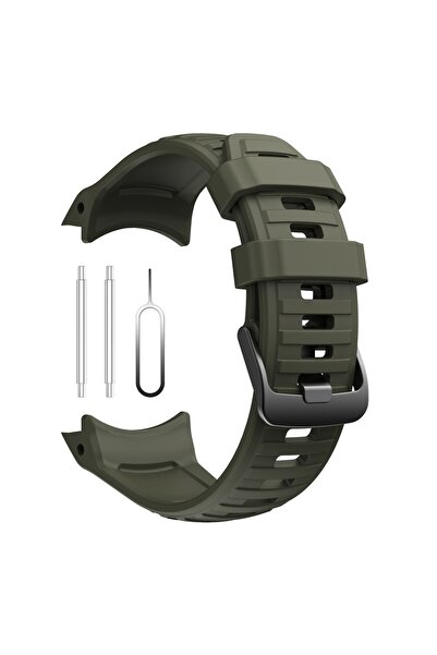 Choice سوار سيليكون أخضر عسكري بدون فجوات، مقاس 26 مم، لساعة إنستينكت 2X سولا...