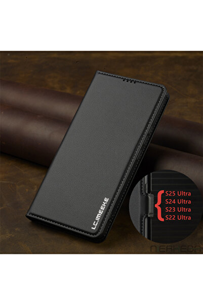 Choice for S22 Ultra black Flip Leather Case For A15 A35 A55 A14 A34 A54 A56 ...