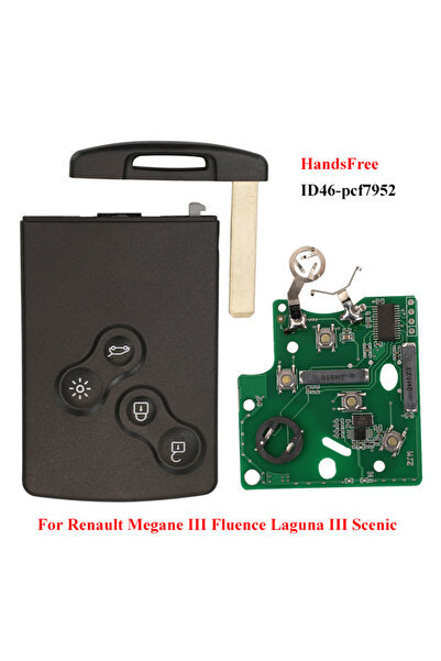 Choice jingyuqin 433MHz ID46-PCF7952A Chip Smart Remote Car Key Card Fob For ...