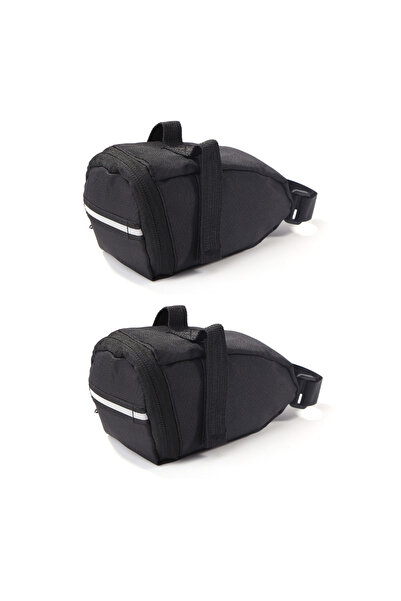 MOJOYCE حقيبتان للدراجة سعة 1 لتر، حقيبة سرج متعددة الوظائف مقاومة للماء، حقي...