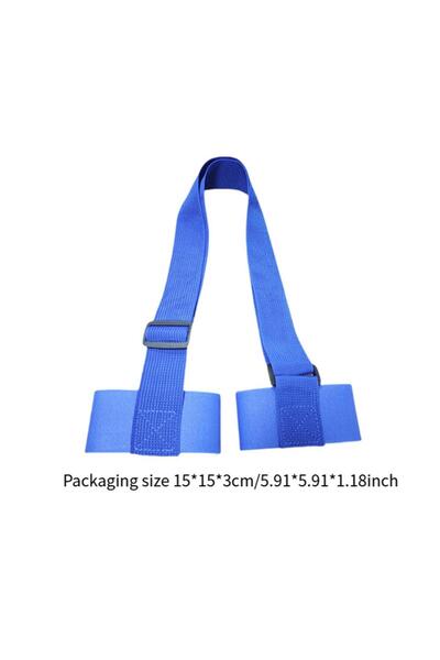 Choice new blue Ski Carrier Strap Durable Men Women Shoulder Carrier Lash Snowboard Shoulder Strap for Snow