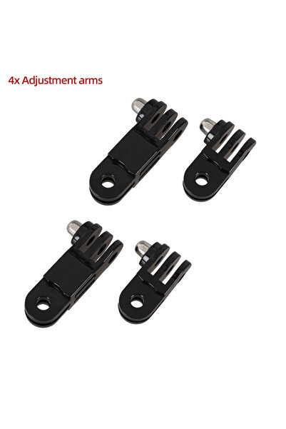 Choice حامل ذراع قابل للتعديل ثلاثي الاتجاهات باللون الأسود لكاميرات GoPro He...