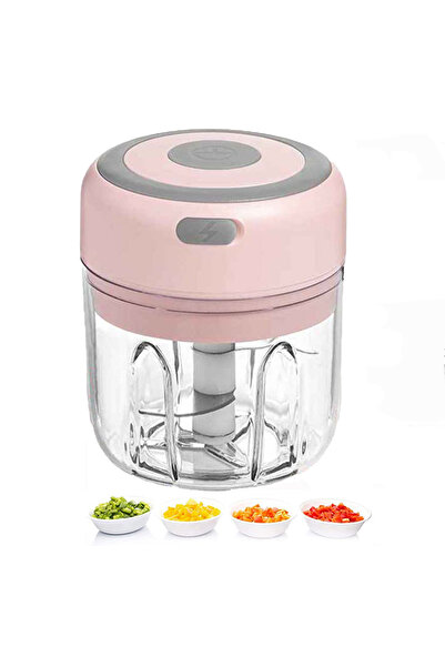 Choice Lavender Grinder Household Rechargeable Multifunction Meat Vegetable Garlic And Ginger Crusher Mini
