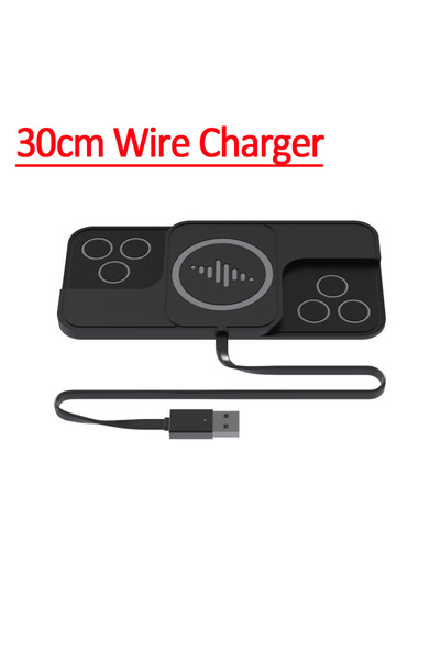 Vikefon شاحن لاسلكي سريع للسيارة بقوة 20 واط، متوافق مع هواتف آيفون 14 و13 و1...