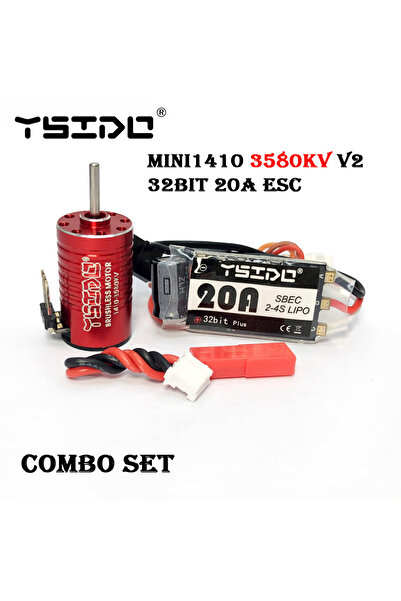 Choice محرك YSIDO Mini 1410 V2 بدون فرش 20 أمبير، 3580KV، 5580KV، 9580KV، 152...