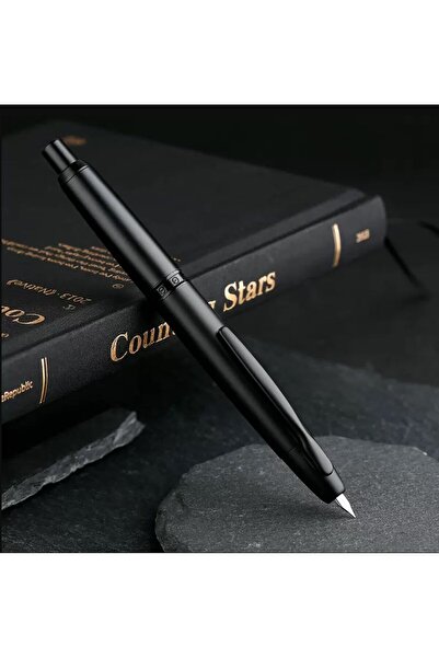 Choice قلم حبر سائل معدني جديد من طراز مونمان A1 AK1، أسود غير لامع، بمشبك، ت...