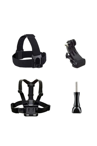 Choice مجموعة ملحقات بيضاء اللون، تتضمن محول تثبيت، وحزام صدر، وعصابة رأس، مت...