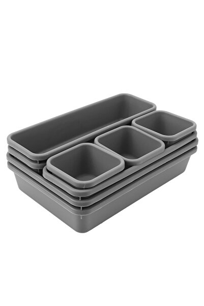 Choice Light gray Storage Drawer Storage Box Kitchen Bathroom Storage Trays Closet Cover Sundries Jeweller