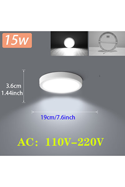Choice1 1PCS 110V-220V Cold White White Round 15W Modern Led Ceiling Lamps 15...