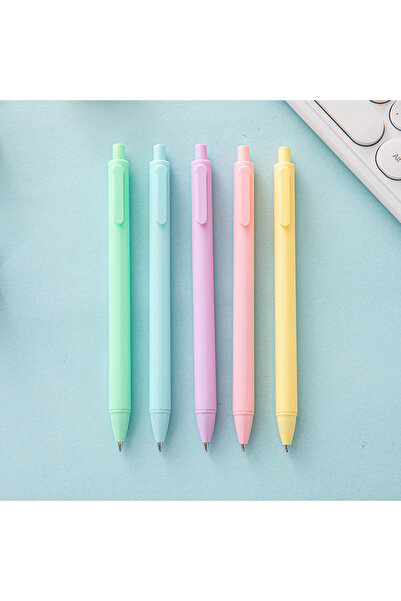 Choice مجموعة من 5 أقلام حبر جاف لطيفة، أدوات مكتبية مدرسية كورية ويابانية، أ...