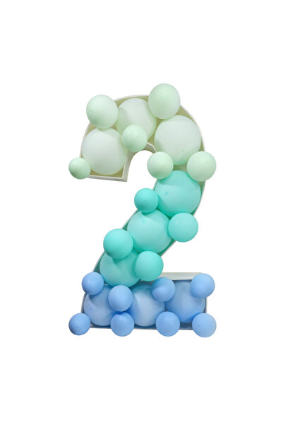 Choice 93cm 2 93 Giant Birthday Figure 0-9 Balloon Filling Box 18th Birthday ...