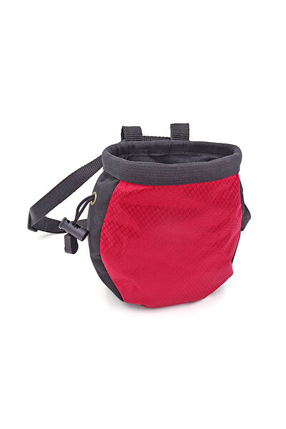 Choice حقيبة طباشير تسلق الصخور الحمراء مع حزام وجيب بسحاب للصالة الرياضية ور...