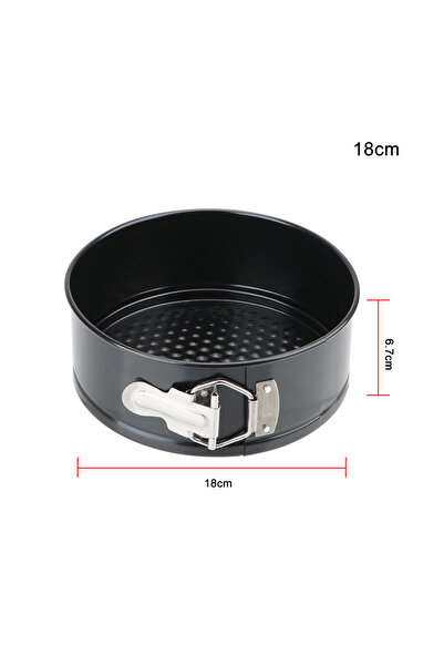 Choice أدوات مطبخ مقاس 18 سم، قوالب كيك من الفولاذ الكربوني، صينية كيك دائرية...