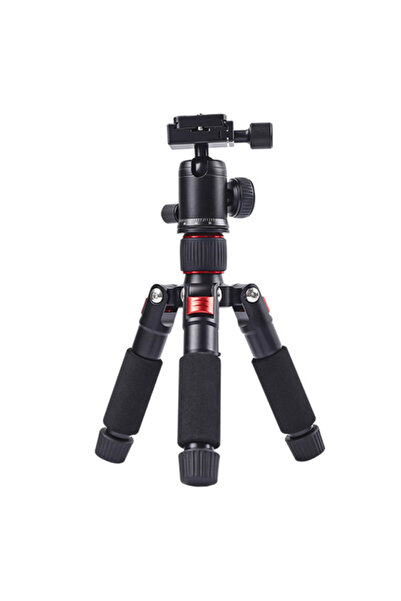 Choice red Portable Tripode Lightweight Travel Stand Tabletop Video Mini Tripod with 360 Degree Ball Head f