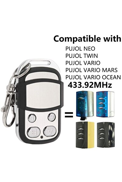 Choice PUJOL Garage Remote Control Compatible With PUJOL VARIO MARS OCEAN MARTE P215 NEO TWIN 433.92MHz ...