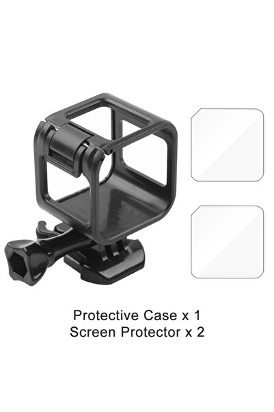 Choice E2030-2 Frame Case for GoPro Session 4 5 Tempered Glass Screen Protect...