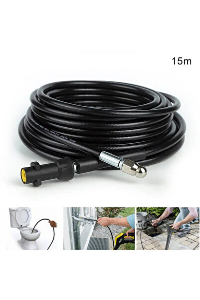 Choice as shown High Pressure Washer Hose For Karcher 15m Water Washer Pipe W...
