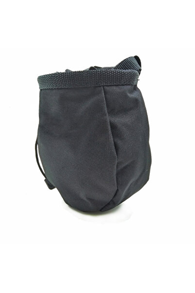 Choice حقيبة طباشير تسلق الصخور السوداء مع حزام وجيب بسحاب للياقة البدنية وصا...