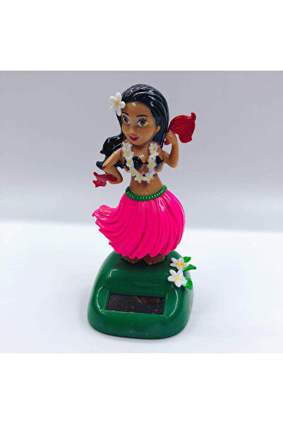 Choice زينة سيارة وردية من النوع A، زينة تعمل بالطاقة الشمسية، دمية هزازة الر...