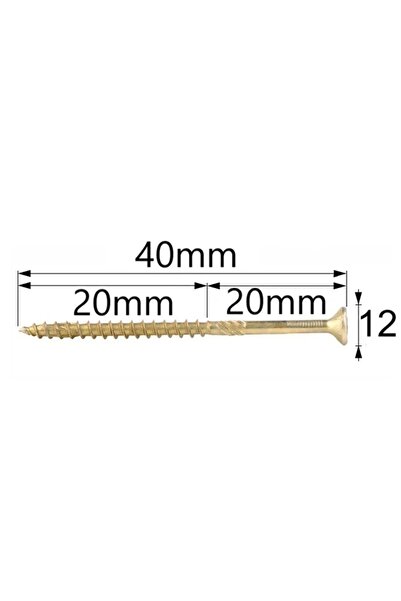 Mag-Krak Surub Dulgherie Cap Inecat 6x40 - 100buc/cutie