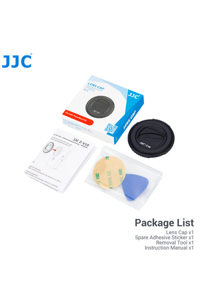 Choice Black JJC Camera Lens Cap Cover for Canon PowerShot V10 Vlog Camera Ro...