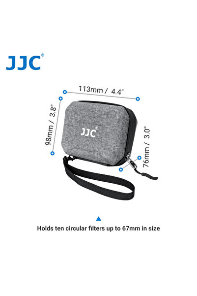 Choice حقيبة فلاتر عدسات صلبة من JJC، مقاس صغير، 10 جيوب، مقاومة للماء، تتسع ...