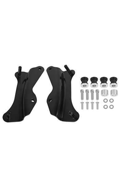 Choice حامل تثبيت سريع الفك ذو 4 نقاط أسود اللون لدراجات هارلي ديفيدسون تورين...