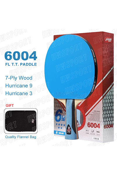 Choice 6004 FL grip DHS 6 Star Color Table Tennis Racket 7 Star Ping Pong Paddle Racket Bat Hurricane 9 Sti