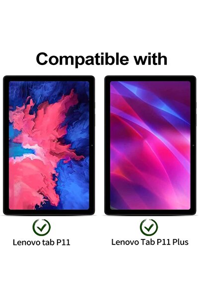 Choice واقي شاشة زجاجي ثلاثي القطع لجهاز تاب P11 / P11 بلس TB-J606F TB-J606M ...