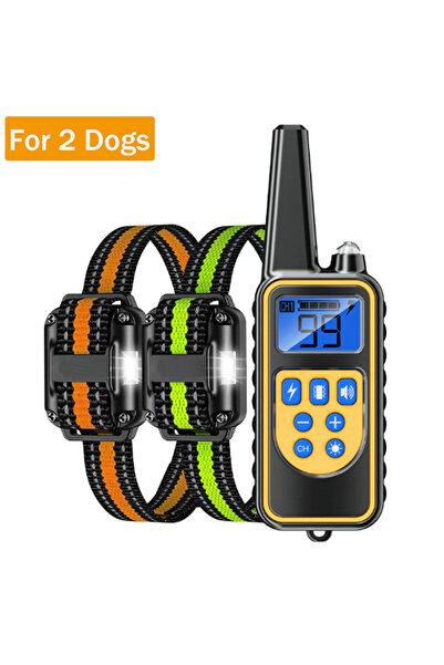 Choice طوق تدريب الكلاب الكهربائي المقاوم للماء مع جهاز تحكم عن بعد قابل لإعا...
