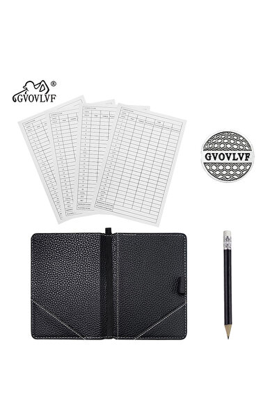 Choice طقم واحد مع علامة للكرة، غطاء بطاقة تسجيل نقاط الجولف، حامل بطاقة تسجي...