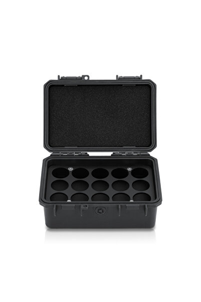 Choice black 15 Slots Battery Case Holder For C Batteries IP67 Waterproof Battery Organizer Box Battery Sto