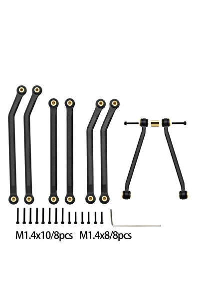 Choice مجموعة وصلات هيكل معدنية سوداء عالية الخلوص، قطع غيار مُحسّنة لسيارة ا...
