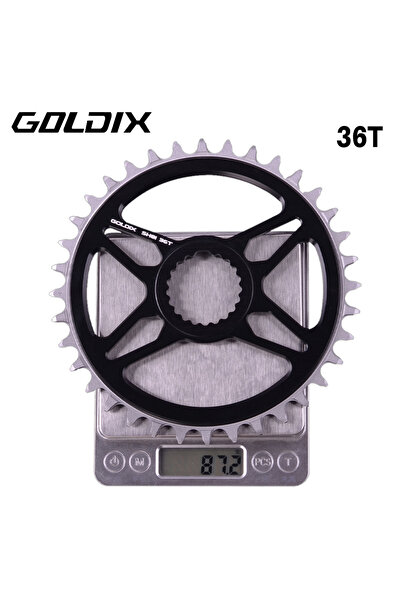 Choice ترس سلسلة دراجة GOLDIX ذو 36 سنًا بإزاحة 0 مم، مناسب لسلسلة Shimano De...