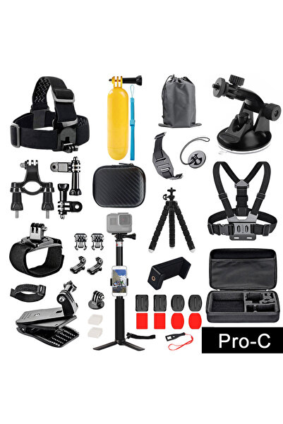 Choice Pro C Action Camera Accessories Kit for Gopro Hero 12 11 10 9 8 7 6 5 ...