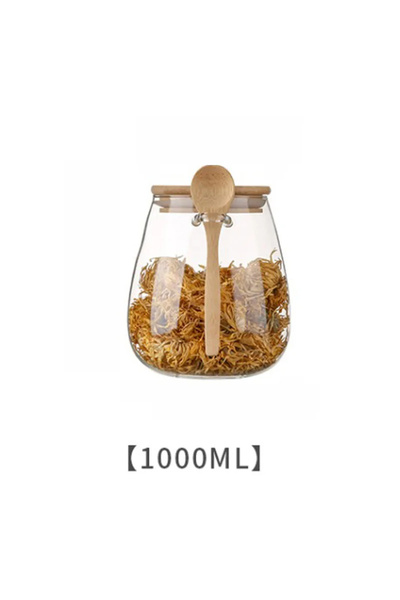 Choice 1000ml Hermetic Containers for Food Storage Pots Glass Jar With Lid Se...