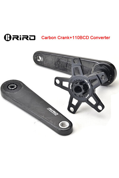 Choice ذراع تدوير 165 مم، 110BCD، ذراع تدوير من ألياف الكربون RIRO للدراجات ا...